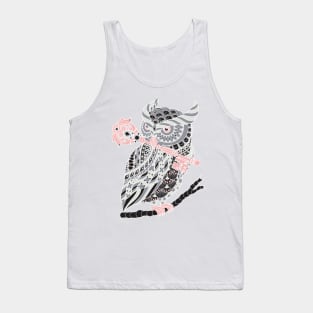 Vintage Great Horned Owl Tank Top